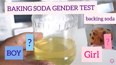 soda test for gender|What Is the Baking Soda Gender Test and Is It .